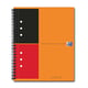 Oxford International collegeblok | A5 | gelinieerd | oranje | 12-gaats | 80 vel | OXF100102680