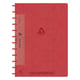 Aurora 6811.744R Adoc schrift met liniaal | A4 | gelinieerd | 90 gr. | 72 vel | rood | AUR6811.744R