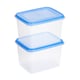 Sunware Club Cuisine diepvriesdozen | transparant/blauw | 1,9 liter | 2 stuks | SUN76800663