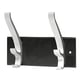 Unilux 100340804 Cypres kapstophaken | zwart & metaal | tot 50 kg | 2 stuks | UNI100340804