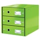 Leitz 6048 WOW ladeblok | groen | 3 laden | LEI60480054