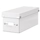 Leitz 6041 WOW CD opberg box | PP gelamineerd hardboard | wit | LEI60410001