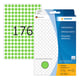 Herma 2215 multifunctionele etiketten | 8 mm | groen | 5632 etiketten | HER2215
