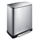 EKO E-Cube pedaalemmer | mat RVS | 50 liter | EK240NA0231