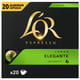L'OR Espresso Lungo Elegante koffiecups | 20 stuks | LOR82552