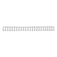 GBC 4400696 metalen draadrug | A4 | metaal | zilver | tot 70 vel | 25 stuks | GBC4400696