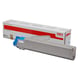 Afbeelding van OKI 45536507 toner cartridge cyaan hoge capaciteit (origineel)