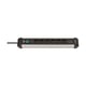 Brennenstuhl 1391030610 Premium Alu-Line stekkerdoos | 6 stopcontacten | 2 USB-poorten | met schakelaar | 3 meter | zwart/lichtgrijs | BRE1391030610