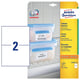 Afbeelding van Avery Zweckform L7974-25 diepvriesetiketten | 210 mm x 148 mm | 50 etiketten