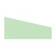 Kangaro scheidingsstrook trapezium | groen | 240 x 105 / 60mm | 100 stuks | KAN0707001TR