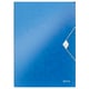 Leitz 45990036 WOW 3-klepsmap | 320 x 8 x 235 mm | polypropyleen | blauw metallic | LEI45990036