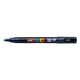 POSCA PC-3M verfmarker | marineblauw | ronde punt | 0,9 - 1,3 mm | POSPC3MBMAR