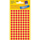 Avery Zweckform 3010 markeringspunten | 8 mm | rood | 416 etiketten | AVE3010