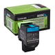 Afbeelding van Lexmark 80C2SC0 nr. 802SC toner cartridge cyaan (origineel)
