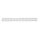 GBC 4400028 draadrug | A5 | metaal | zilver | tot 70 vel | 100 stuks | GBC4400028