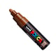 POSCA PC-7M verfmarker | bruin | ronde punt | 4,5 - 5,5 mm | POSPC7MM