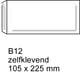 Afbeelding van Raadhuis luchtkussen envelop | zelfklevend | B12 | 105mm x 225mm | 200 stuks
