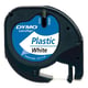 Afbeelding van DYMO S0721610 / 91201 plastic tape zwart op wit 12mm (origineel)