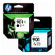 Afbeelding van HP 901 2-Pack Black XL/Color
