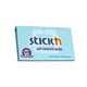 Afbeelding van Stick’n memoblok | 360 graden lijmrand | 76 x 127 mm | blauw | 100 vel