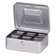 Maul 5610295 stalen geldkist | metaal | zilver | met slot | MAU5610295