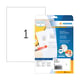 Herma 4230 correctie- / afdeketiketten | A4 | 210 x 297 | wit | 25 etiketten | HER4230