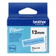 Afbeelding van Brother Btag-L33 niet-gelamineerde tape blauw op lichtblauw 12 mm (origineel)