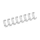 Fellowes 54451 draadrug | A4 | metaal | zilver | tot 60 vel | 100 stuks | FEL54451