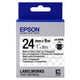 Afbeelding van Epson LK-6TBN tape zwart op transparant 24mm (origineel)