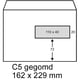 Raadhuis dienstenvelop | gegomd | C5 | venster rechts | 162 mm x 229 mm | 500 stuks | RAARD-202070