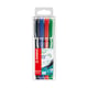 Stabilo SENSOR finelinerset | rood/blauw/groen/zwart | 0,3 mm | STA189/4
