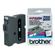 Afbeelding van Brother TX-251 tape zwart op wit 24mm x 8m (origineel)