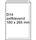 Afbeelding van Raadhuis luchtkussen envelop | zelfklevend | D14 | 180mm x 165mm | 5 stuks