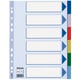 Esselte 15260 A4 tabbladen | gekleurd plastic | 6 tabs | 11-gaats | ESS15260