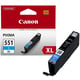 Afbeelding van Canon CLI-551C XL inktcartridge cyaan hoge capaciteit (origineel)