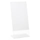 Deflecto DE45201 folderhouder | 1/3 A4 | acryl | transparant | L-voet | DE45201