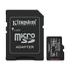 Afbeelding van Kingston Canvas Select Plus Gen3 Micro SDXC geheugenkaart | inclusief adapter | 256GB