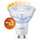 Philips GU10 LED-spot | DIMBAAR | 6.2W (80W) | warm glow | glas | PHLED01271