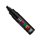 POSCA PC-8K verfmarker | zwart | beitel punt | 8 mm | POSPC8KN