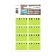 Herma 3775 diepvriesetiketten | 26 x 40 mm | fluorgroen | 48 etiketten | HER3775