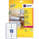 Avery Zweckform L7162-40 adresetiketten | quickpeel | 99,1 mm x 33,9 mm | 640 etiketten | AVEL7162-40