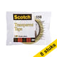 3M Scotch 5501966A plakband | transparant | 19 mm x 66 m | 8 stuks | 3M5501966A