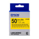 Afbeelding van Epson LK-9YBP tape zwart op pastel geel 50 mm (origineel)