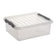 Afbeelding van Sunware Q-line opbergdoos | transparant | 25 liter (tweede kans)