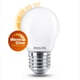 Philips E27 LED-lamp | DIMBAAR | 3.4W (40W) | warm glow | mat | kogelmodel | PHLED02586