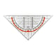 Afbeelding van Aristo GeoCollege geodriehoek | kunststof | transparant | 16 cm