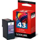 Afbeelding van Lexmark 18Y0143E nr. 43 inktcartridge kleur (origineel)