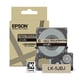 Afbeelding van Epson LK-5JBJ matte tape zwart op beige 18 mm (origineel)