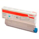 Afbeelding van OKI 46471103 toner cartridge cyaan (origineel)