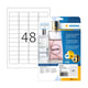 Herma 8016 transparante etiketten | A4 | 45,7 x 21,2 mm | glashelder | 1200 etiketten | HER8016